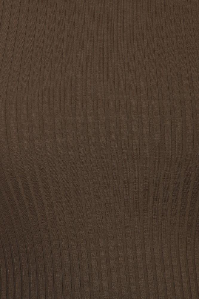 Plus Size Sassy Cut Out Ribbed Mini Olive Dress