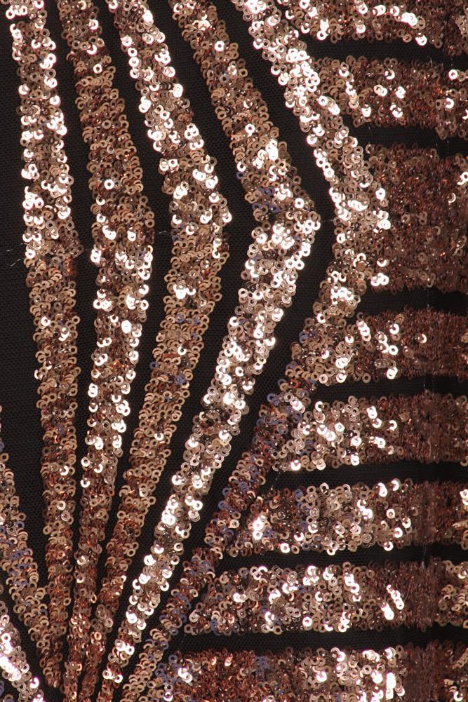 Plus Size Sequin Bombshell Mesh Dress