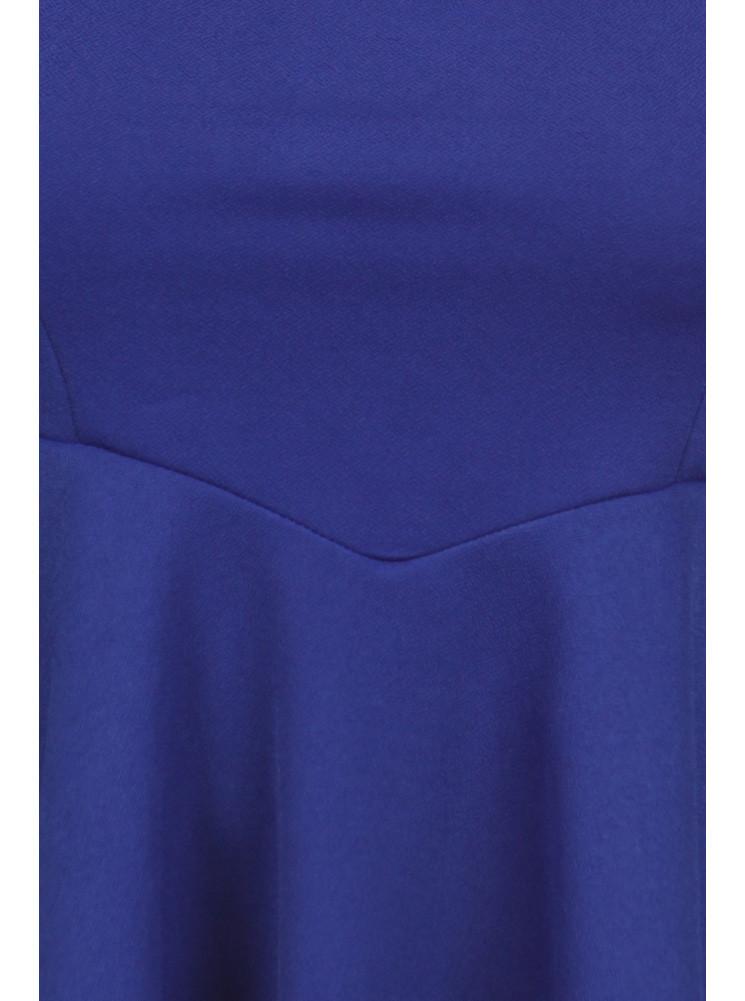 Plus Size Sexy Blue Peplum Tank