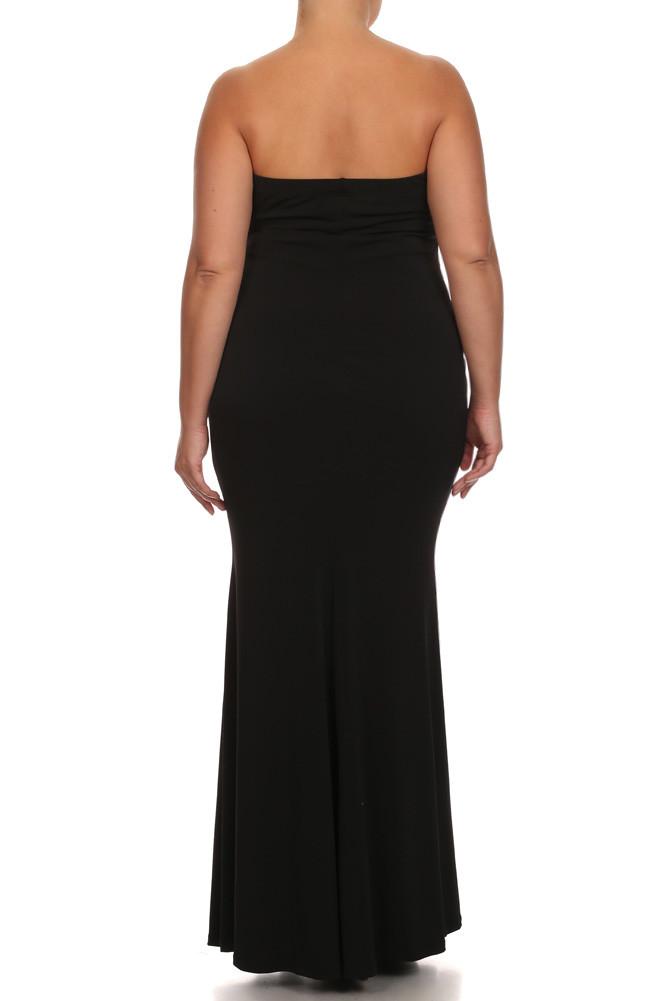 Plus Size Sparkling Cocktail Maxi Dress