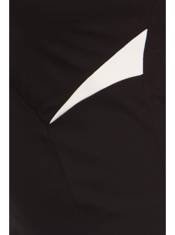 Plus Size Color Block Black Tube Dress