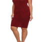 Plus Size Sparkling High Neck Starlet Dress