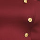 Plus Size Cadet Button Studs Peplum Midi Dress