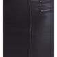 Plus Size Stylish Zipper Asymmetrical Leather Skirt
