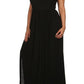 Plus Size Pier Days High Slit Black Maxi Dress