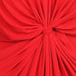 Plus Size Memorable Drapey Knot Front Red Maxi Dress