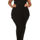 Plus Size Radiance Tulip Hem Black Maxi Dress