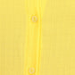 Plus Size Mod Button Up Sheer Yellow Maxi Dress