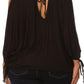 Plus Size Sexy Boxy Dolman Sleeves Top