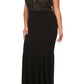Plus Size Romantic Sequin Lace Fishtail HemMaxi Dress