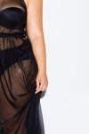 Plus Size Chic Seductive Sleeveless See Through Dress