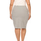 Plus Size Princess Sailor Stripes Jagged Hem Dress