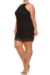 Plus Size Lace Boho Bombshell Crochet Dress