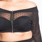 Plus Size Mesh Cropped Jacket and Pants Set