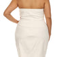 Plus Size Love Spell Plunging Neckline White Dress
