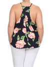 Plus Size Rose Paradise Flowy Top