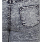 Plus Size Vintage 80's Slashed Sides Acid Wash Jeans