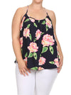 Plus Size Rose Paradise Flowy Top