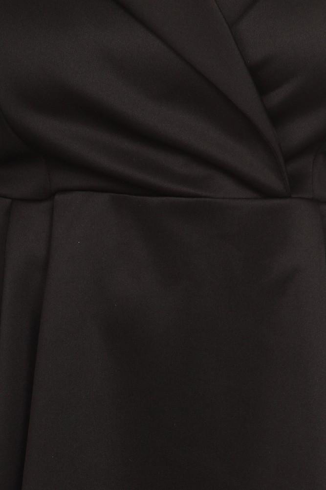 Plus Size Gala Surplice Neckline Long Sleeve Dress