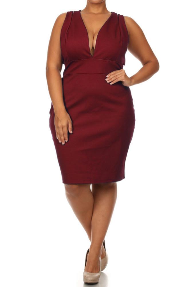 Plus Size Love At Last Criss Cross Back Dress