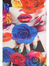 Plus Size Bed Of Roses Kisses Graphic Dress