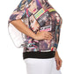 Plus Size Miss Fashionista Butterfly Sleeve Top