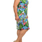 Plus Size Tropical Heaven Blue Dress