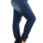 Plus Size Just Right Faded Navy Blue Denim Skinny Jeans