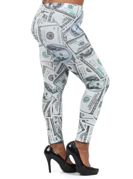 Plus Size Million Dollar Baby Leggings