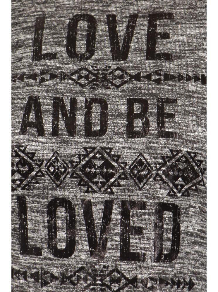 Plus Size Love And Be Loved Knitted Black Top