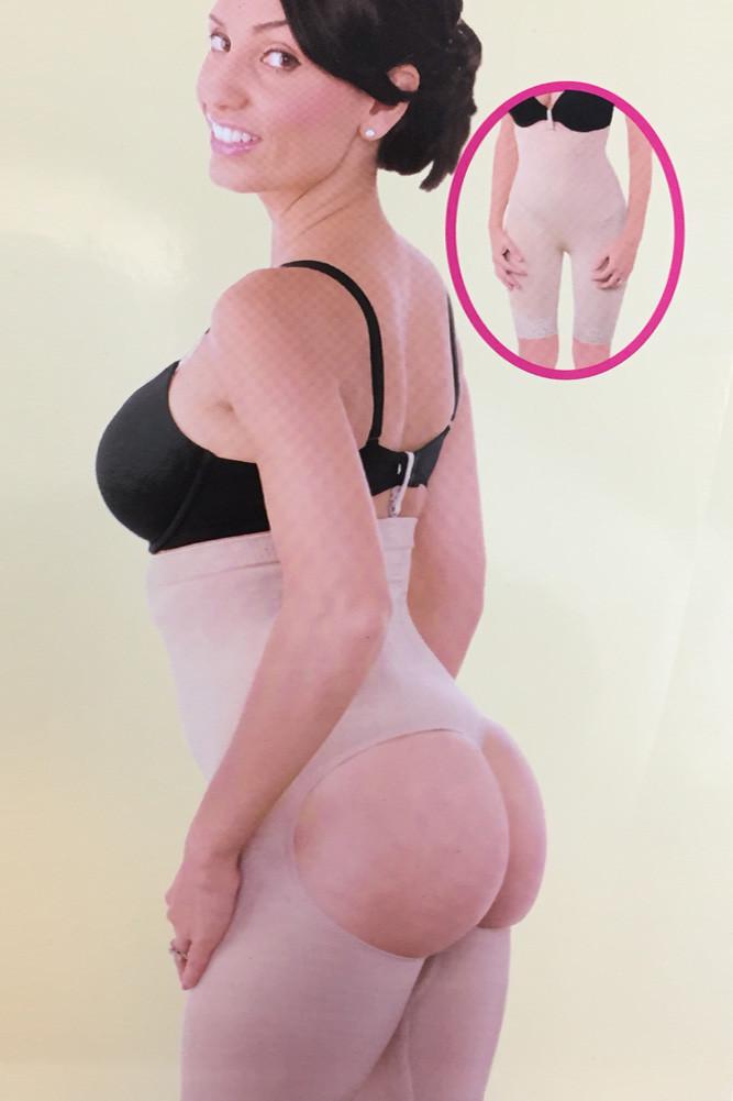 Plus Size Shapewear Thong Full Thigh Firm Control