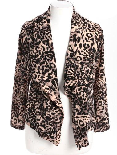 Plus Size Spicy Leopard Print Shawl