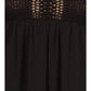 Plus Size Love Struck Crochet Black Maxi Dress