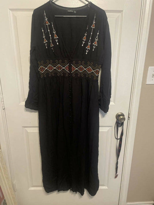 Long Black Dress Size 16
