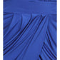 Plus Size V Neck Royal Blue Bubble Dress