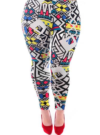 Plus Size Hot Pop Art Leggings