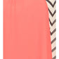 Plus Size Lovely Chevron Print Pink Frock Dress