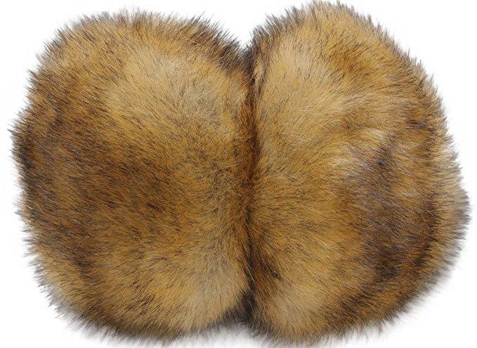 Vogueearth Women 2 Material Choose Winter Fur Earmuffs