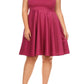 Plus Size Cap Sleeves  Fit And Flare Dress