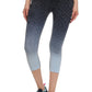 Tribal Ombre Print Cropped Leggings