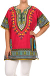 Plus Size Radiant Tribal Print Tunic [SALE]
