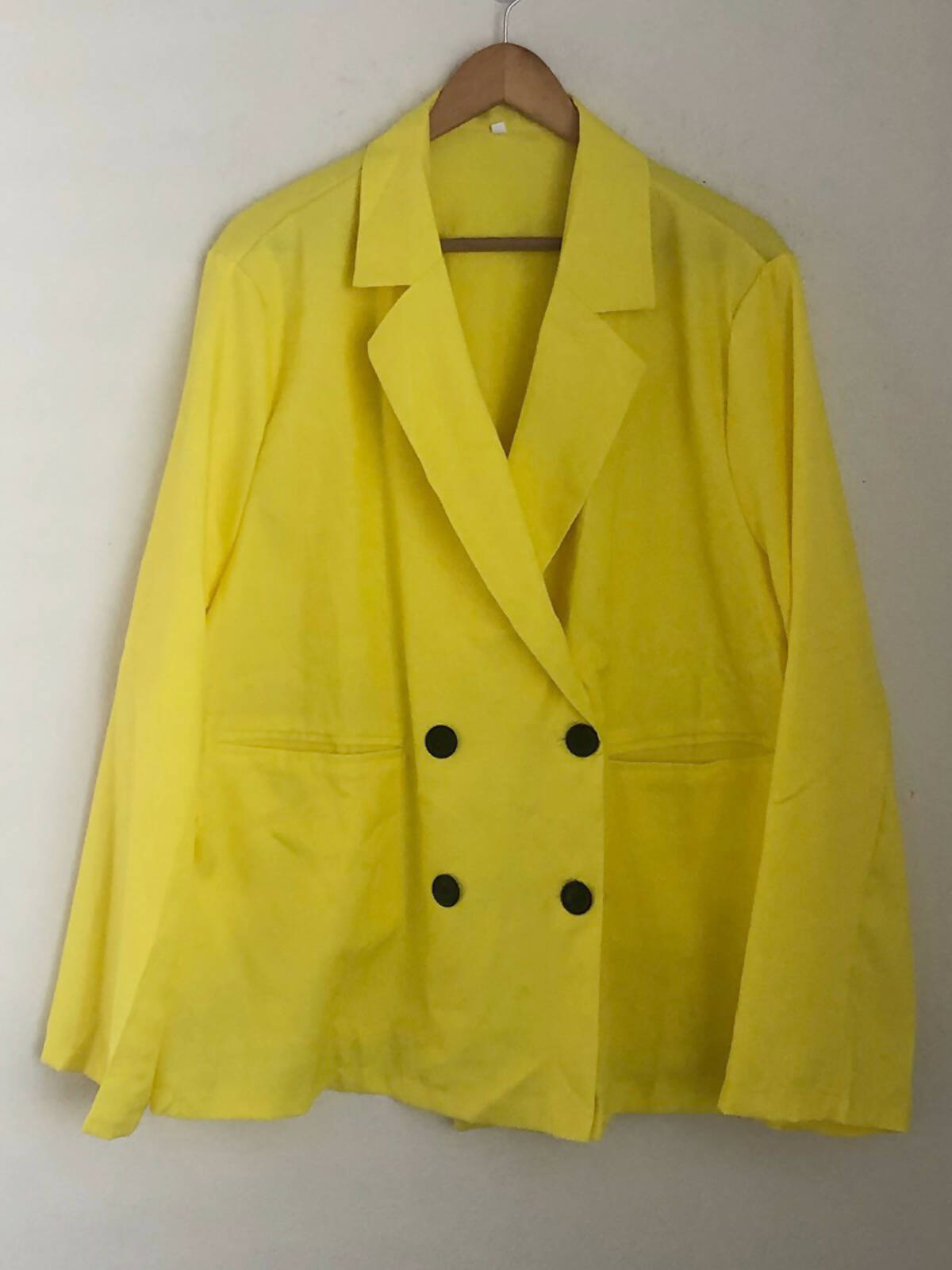 Yellow cute blazer jacket