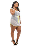 Plus Size Summer Hottie See Through Tank Dress