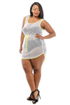 Plus Size Summer Hottie See Through Tank Dress