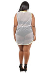 Plus Size Summer Hottie See Through Tank Dress