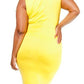 Plus Size Sleeveless Midi Bow Necktie Dress [SALE]