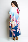 Plus Size Gorgeous Floral Kimono Robe