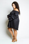 Plus Size Sexy Off Shoulder Smock Dress