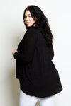 Plus Size Long Sleeve Open Cardigan