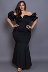 Plus Size Red Carpet Cocktail Maxi Dress